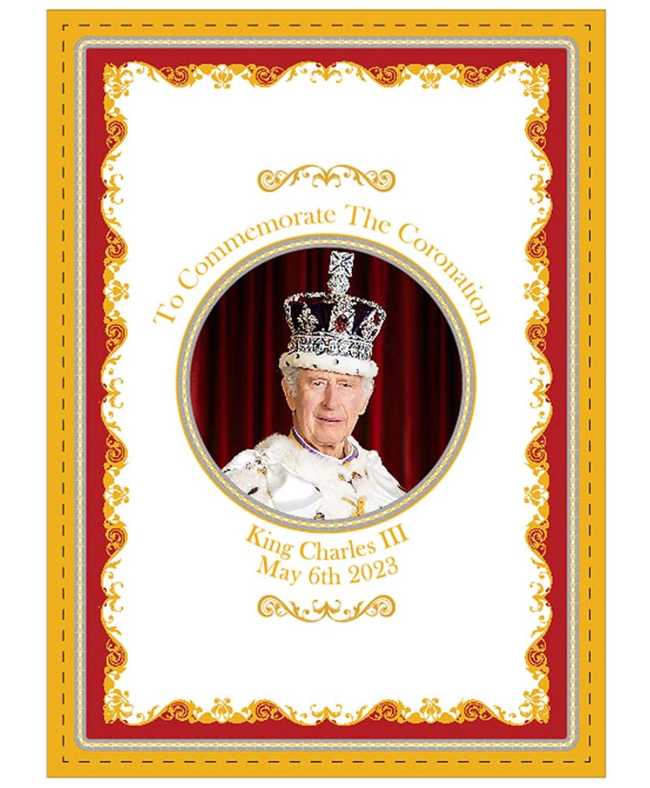 King Charles III Coronation Commemorative Tea Towel