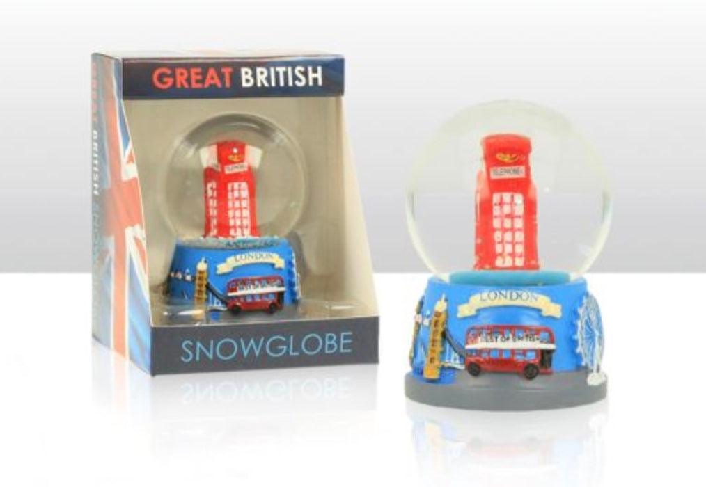 London Telephone Box Snowstorm