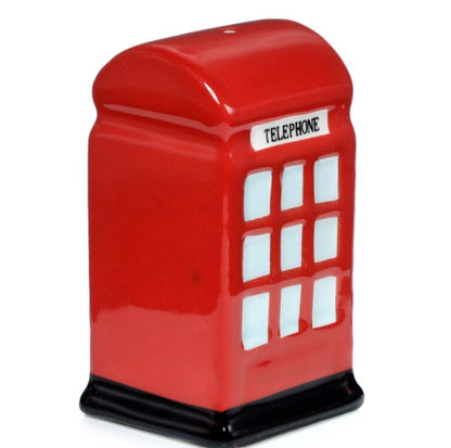 London Icons Red Post Box & Red Telephone Box Ceramic Salt & Pepper Set