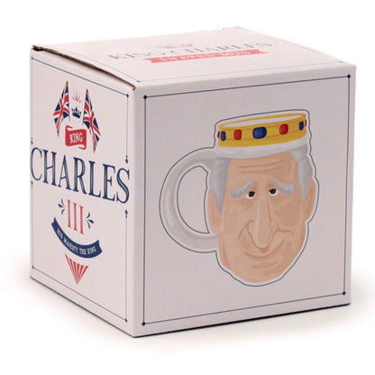 King Charles Ⅲ Face Shaped Mug