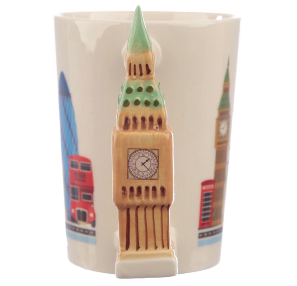 London Souvenir Big Ben Ceramic Shaped Handle Mug