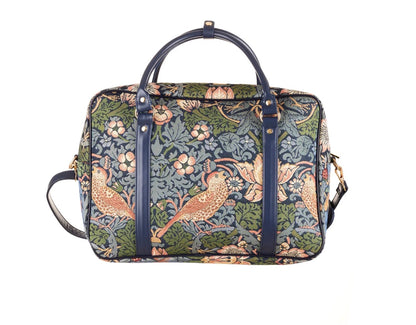 William Morris Strawberry Thief Blue - Cabin Bag