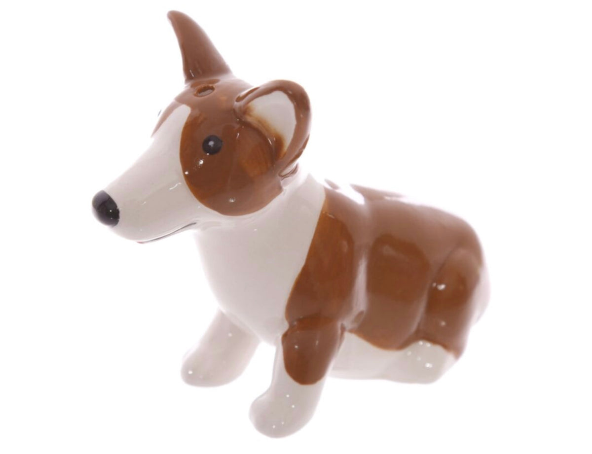 Queen & Corgi Ceremic Salt and Pepper Set