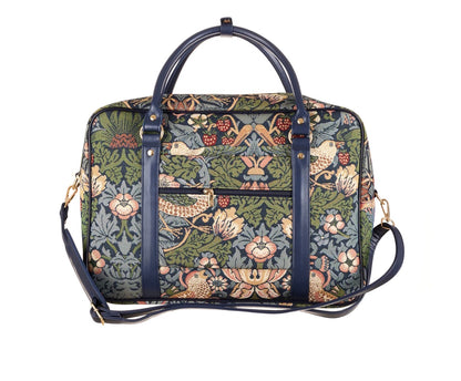 William Morris Strawberry Thief Blue - Cabin Bag