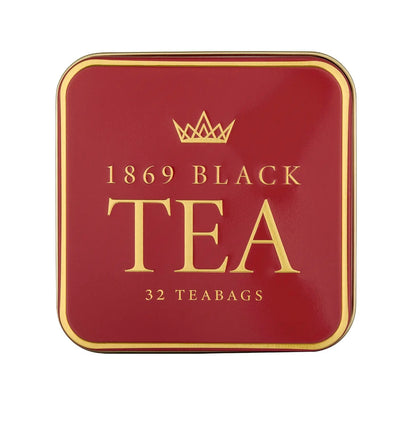 1869 Black Tea Square Tin