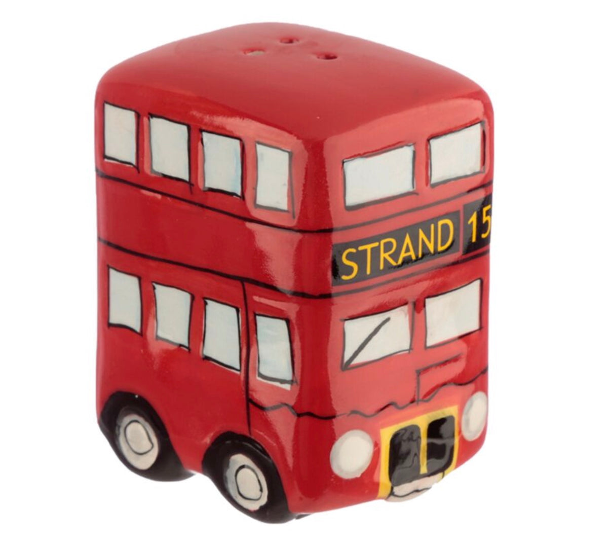 London Icons Red Routemaster Bus Ceramic Salt & Pepper Set