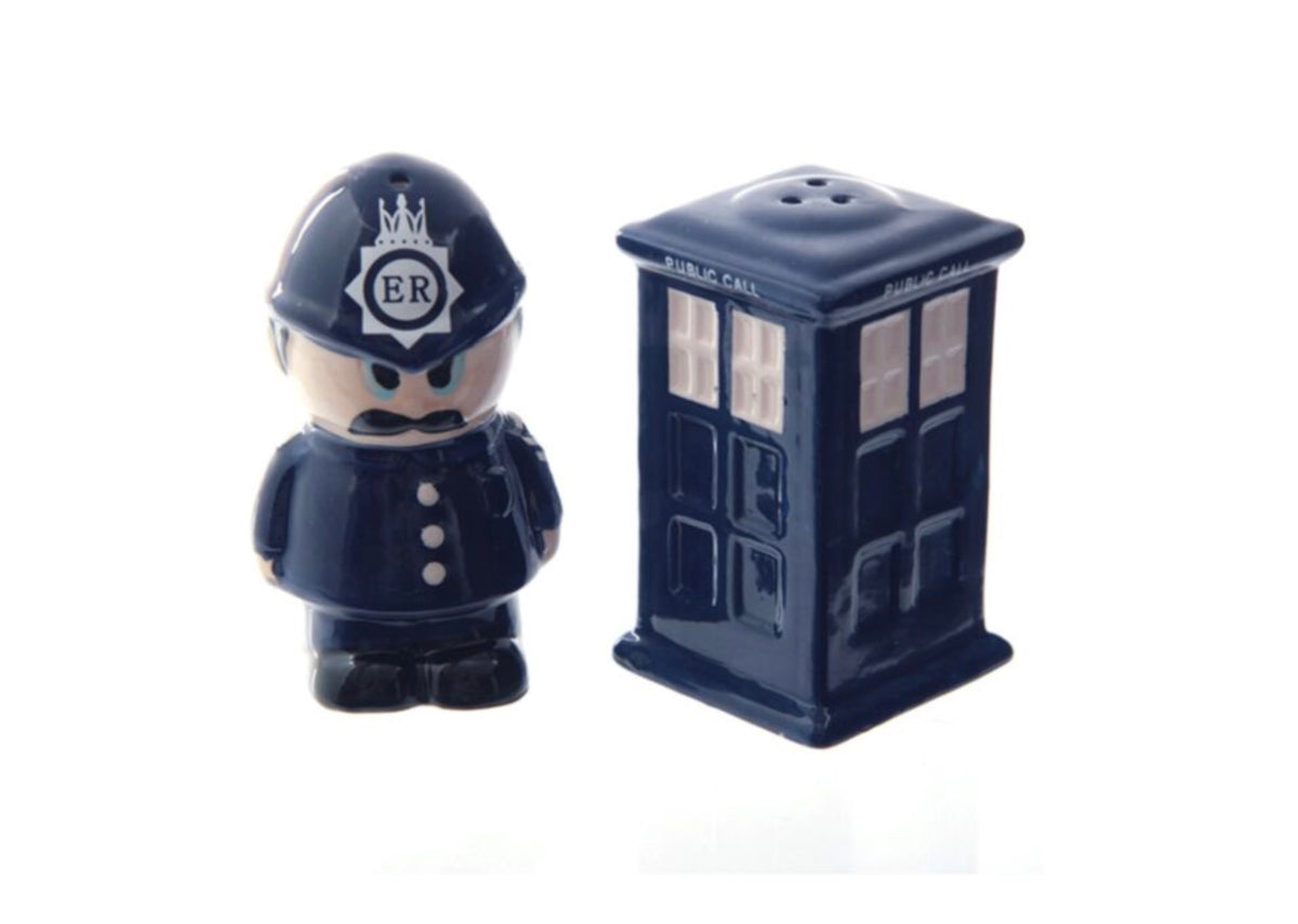 Policeman & Police Box Ceramic Salt & Pepper Set