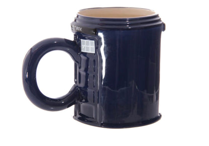 Round Police Box Ceramic Shaped Mug