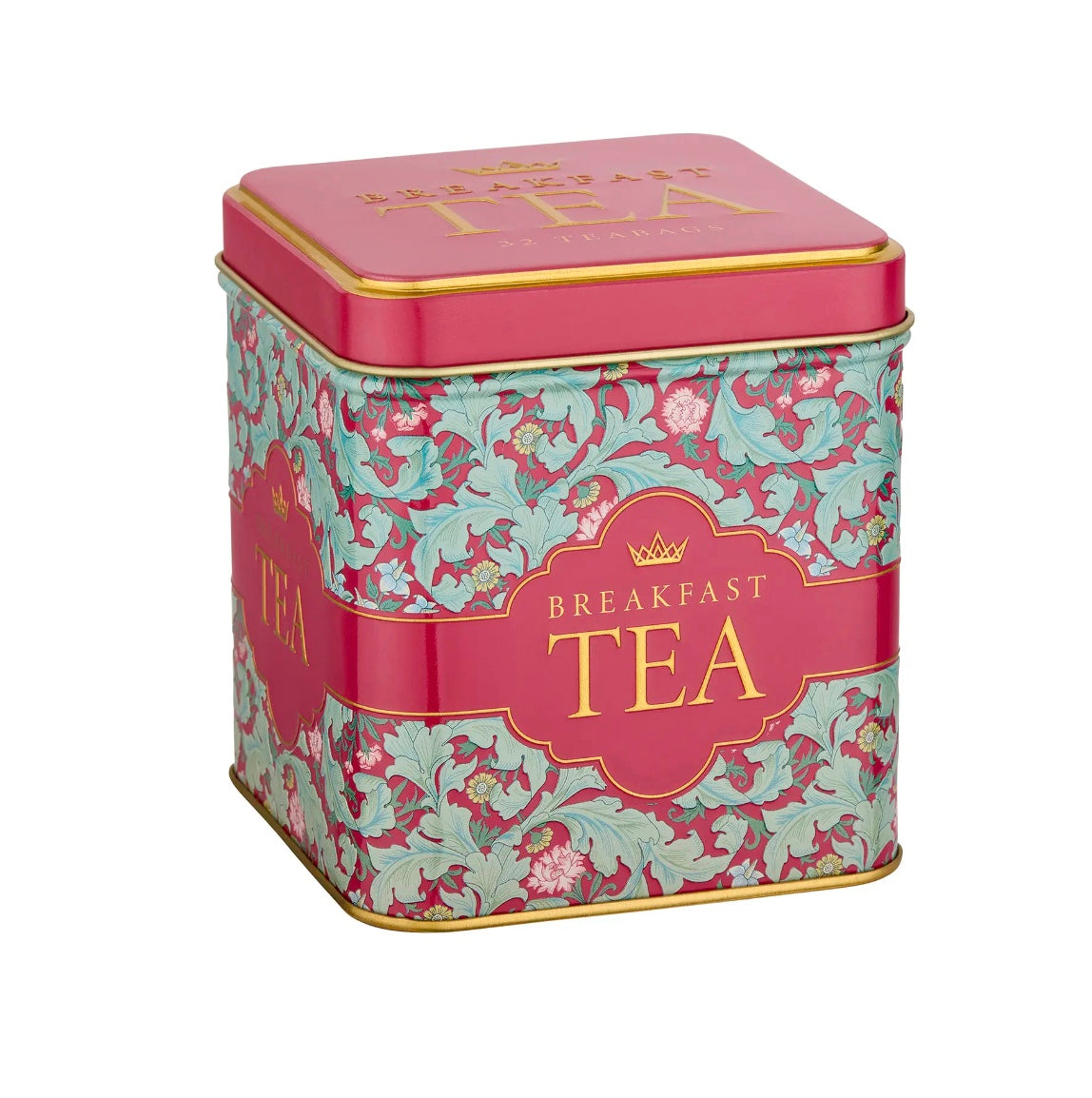 Breakfast Tea Square Tea Tin