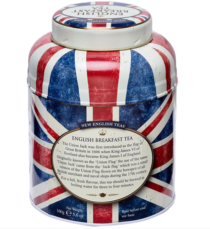Union Jack English Breakfast Tea Tin (80 Teabags)