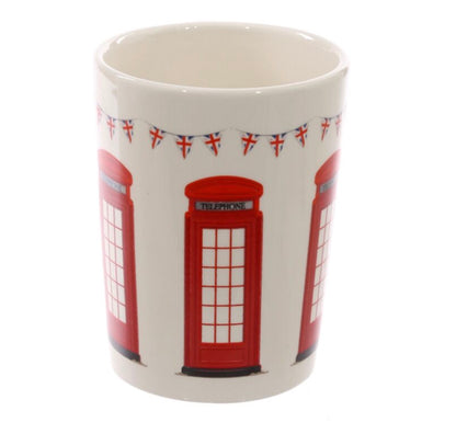 London Icons Red Telephone Box Ceramic Shaped Handle Mug