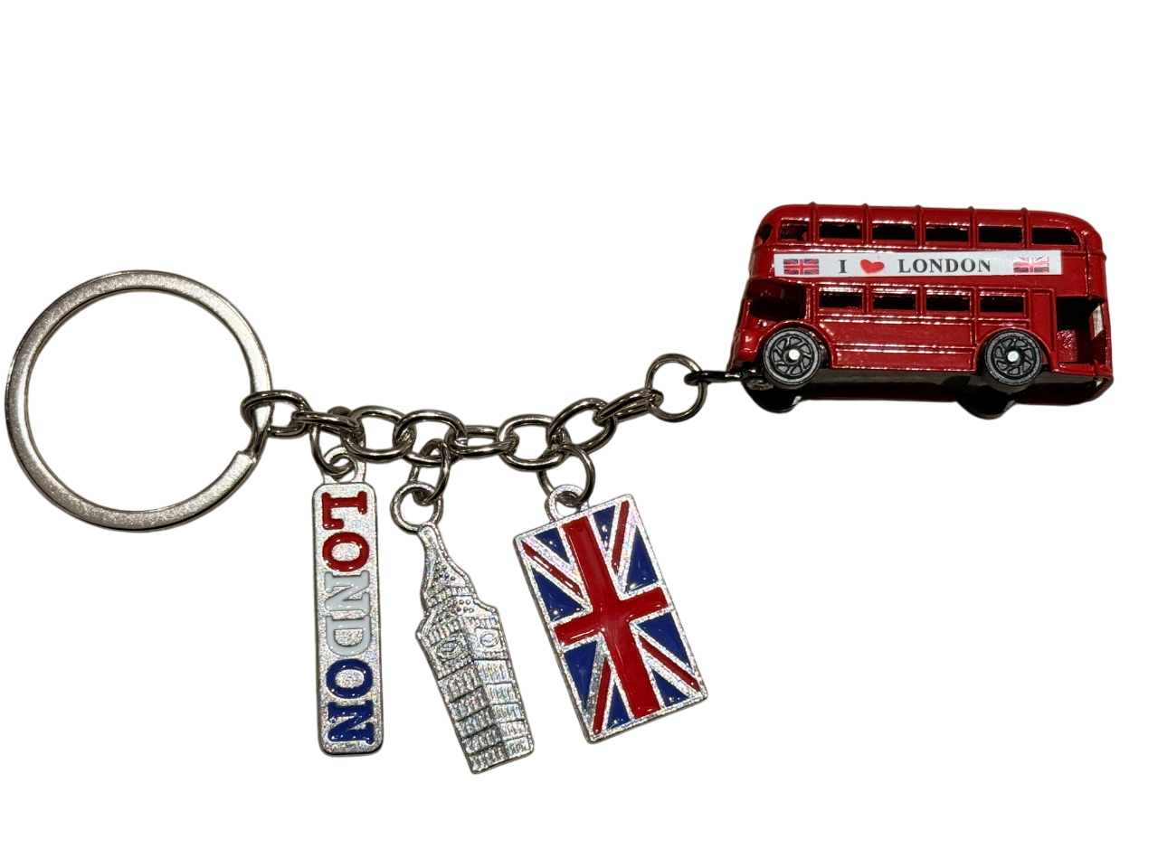 London Charm Keyring