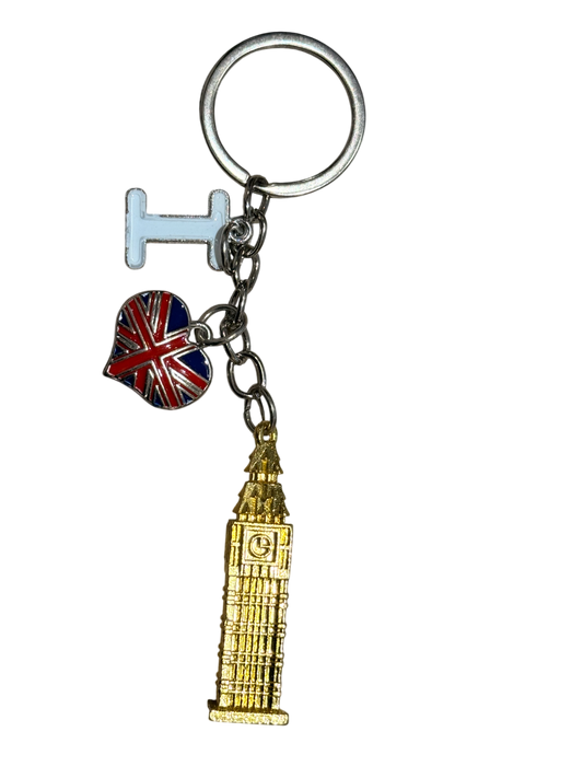 London Big Ben Charm Keyring