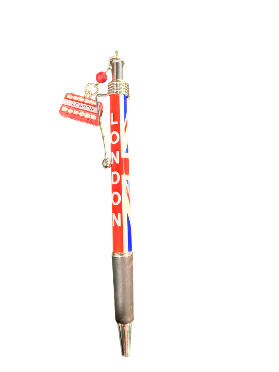 London Union Jack Pen with Charms