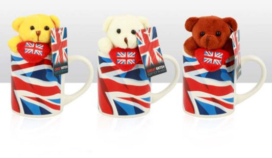 London Bear with Mugs