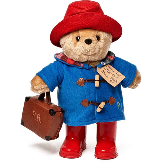 Large Paddington with boots and Suitcase