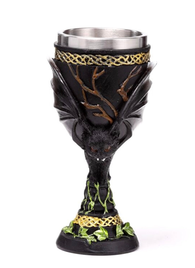 Decorative Bat Goblet