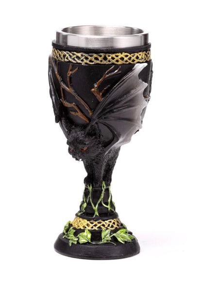 Decorative Bat Goblet