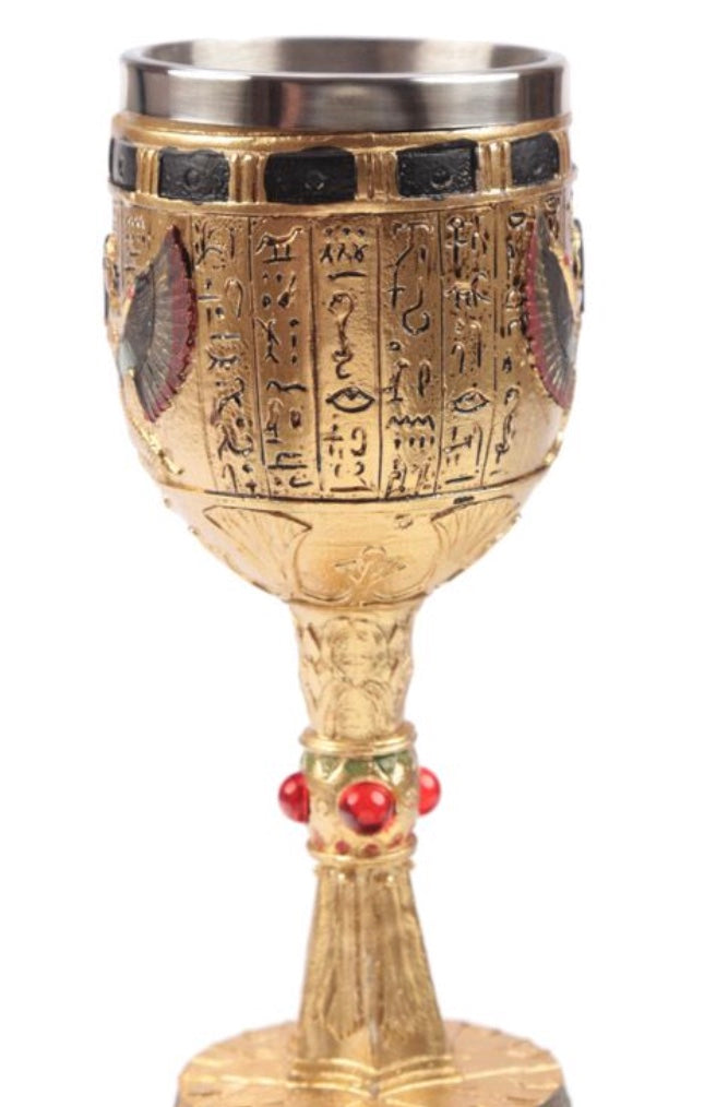 Decorative Egyptian Isis Goblet