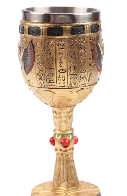 Decorative Egyptian Isis Goblet