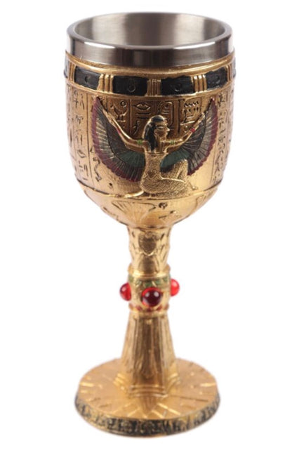 Decorative Egyptian Isis Goblet