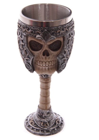 Decorative Skull Warrior Goblet