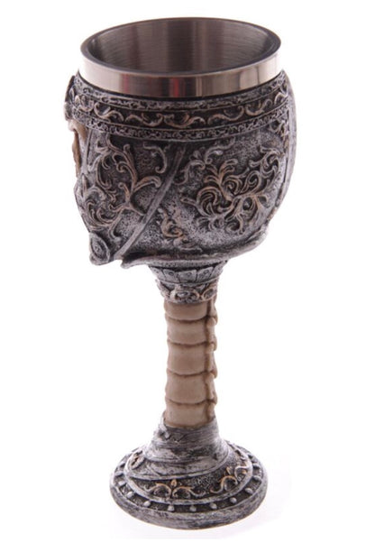 Decorative Skull Warrior Goblet