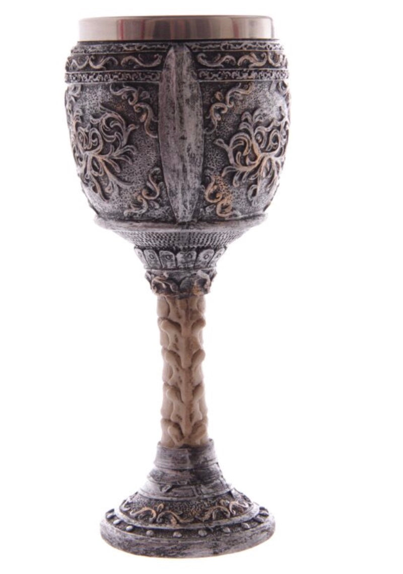 Decorative Skull Warrior Goblet
