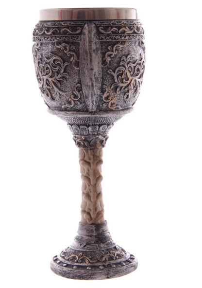 Decorative Skull Warrior Goblet